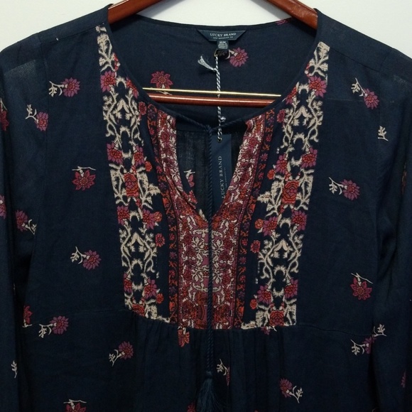 NWT Lucky Brand blouse - Picture 2 of 3